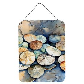 NEW Sand Dollars Wall or Door Hanging Prints Aluminum Metal Sign Kitchen Wall Bar Bathroom Plaque Home Decor Front Door Plaque, 12x16, Multicolor (Default: Default)